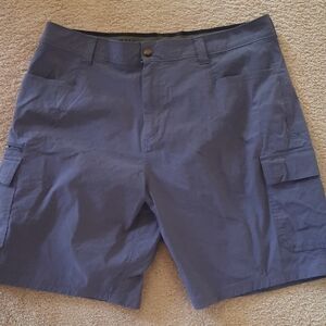 Orvis Gray Cargo Shorts Lightweight Outdoor Wear